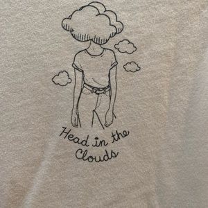 MATE The Label “Head in the clouds” tank